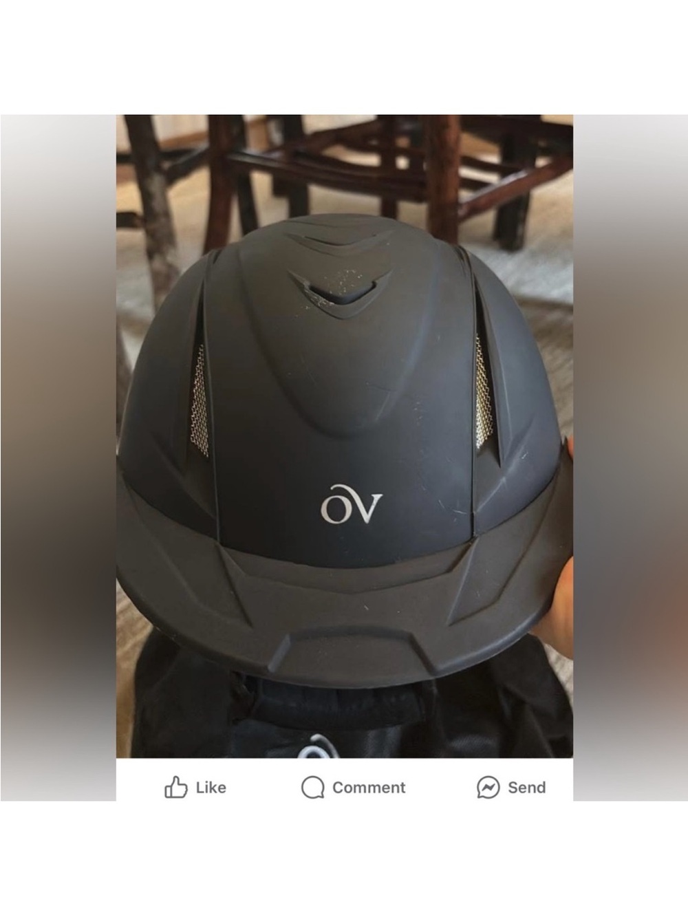 Matte Black Equestrian Riding Helmut for Kids